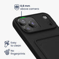 kwmobile Case Compatible with Apple iPhone 17 Pro Max - Card Holder Phone Cover