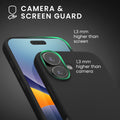 kwmobile Case Compatible with iPhone 17 Case - Soft Slim Silicone Phone Cover - Shock-Absorbing Flexible Case