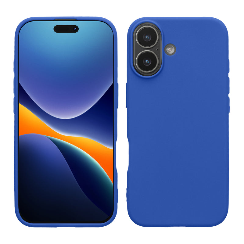 kwmobile Hülle kompatibel mit Apple iPhone 17 Hülle - weiches TPU Silikon Case - Cover geeignet für kabelloses Laden - Baltik Blau Baltik Blau  