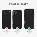 kwmobile Cell Phone Case for Apple iPhone Air Case Cover Wireless Charging Protective Case