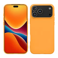 kwmobile Hülle kompatibel mit Apple iPhone 17 Pro Max Hülle - weiches TPU Silikon Case - Cover geeignet für kabelloses Laden - Fruity Orange Fruity Orange  