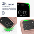 kwmobile Cell Phone Case for Apple iPhone 17 Pro Case with Finger Holder and Stand Protective Cover