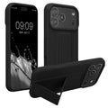 kwmobile Phone Case for Apple iPhone 17 Pro Max Cover with Finger Holder and Stand Protective Case