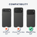 kwmobile Case Compatible with Apple iPhone 17 Pro Case - Phone Cover - TPU Compass Vintage