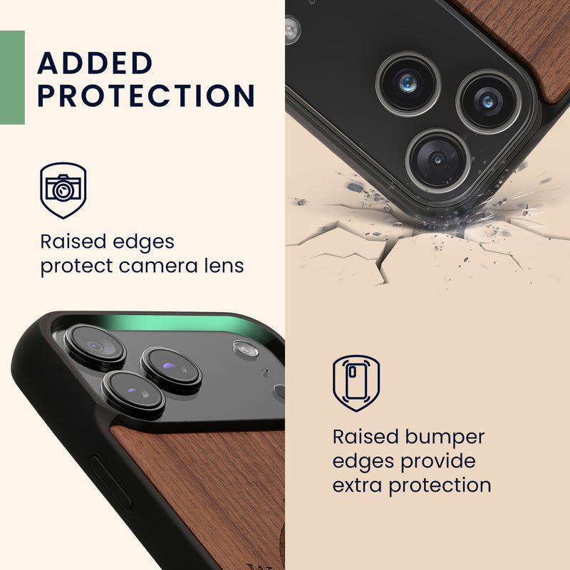 kwmobile Case Compatible with Apple iPhone 17 Pro Max Phone Cover TPU Cell Phone Case Compass Vintage