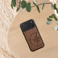 kwmobile Case Compatible with Apple iPhone 17 Pro Max Phone Cover TPU Cell Phone Case Compass Vintage