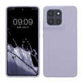 kwmobile Hülle kompatibel mit Motorola Moto G86 5G Hülle - Silikon Handy Case - Handyhülle weiche Oberfläche - kabelloses Laden - Pastell Lavendel Pastell Lavendel  