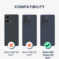 kwmobile Phone Case for Motorola Moto G86 Power 5G - Silicone Case - Wireless Charging - Protective Cover
