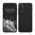 kwmobile Hülle kompatibel mit OnePlus Nord 5 Hülle - weiches TPU Silikon Case - Cover geeignet für kabelloses Laden - Schwarz matt Schwarz matt  