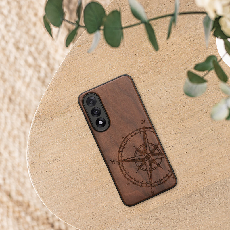 kwmobile Case Compatible with OnePlus Nord 5 Case - Phone Cover - TPU Phone Case Compass Vintage