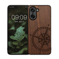 kwmobile Case Compatible with OnePlus Nord CE5 Case Phone Cover TPU Compass Vintage