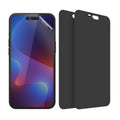 kwmobile 3x Sichtschutz Schutzfolie für Apple iPhone 15 Folie - Displayschutz Privacy Screen Protector - Sichtschutzfolie Handyfolie Displayfolie - Blickschutzfolie Transparent  