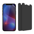 kwmobile 3x Sichtschutz Schutzfolie für Apple iPhone 12 / iPhone 12 Pro Folie - Displayschutz Privacy Screen Protector - Sichtschutzfolie Handyfolie Displayfolie - Blickschutzfolie Transparent  