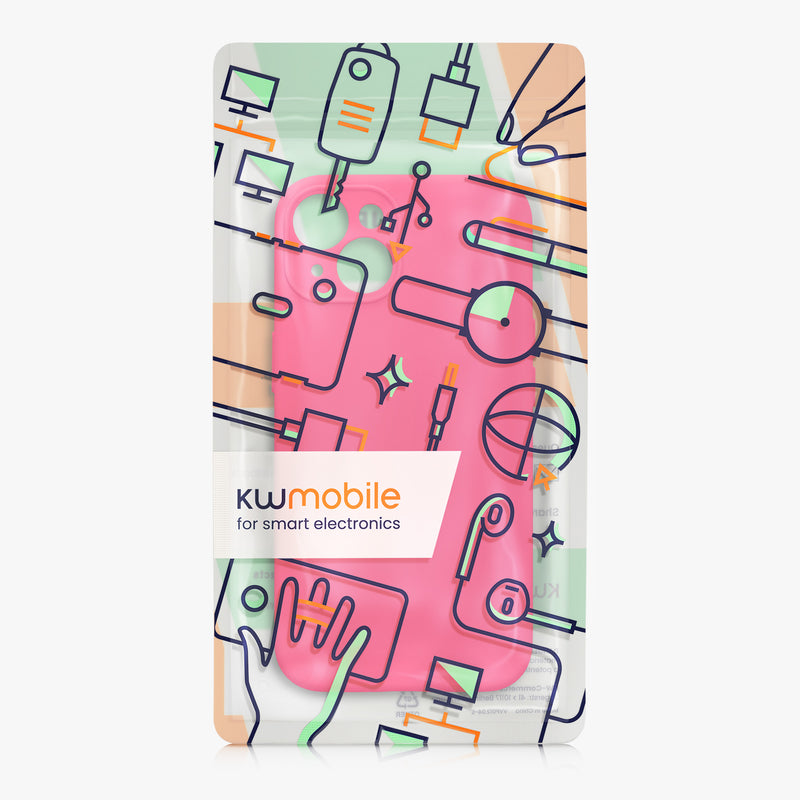 kwmobile Case Compatible with Apple iPhone 14 - Phone Cover - Phone Case
