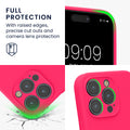 kwmobile Case Compatible with Apple iPhone 14 Pro - Silicone Rubberized Case - Phone Cover - Mobile Phone Case