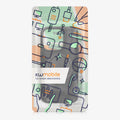 kwmobile Case for Apple iPhone 15 Pro Phone Cover Case Compatible with MagSafe with Ring Stand Faux Leather Carbon Look