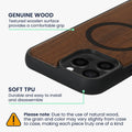 kwmobile Case for Apple iPhone 16 Pro Max - Cover Made of and TPU - Compatible with MagSafe - Black