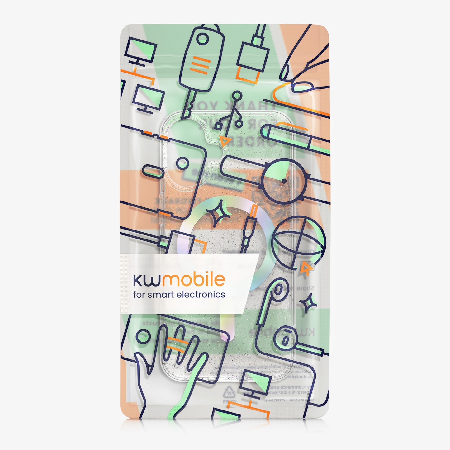 kwmobile Case Compatible with Apple iPhone 16 Cover