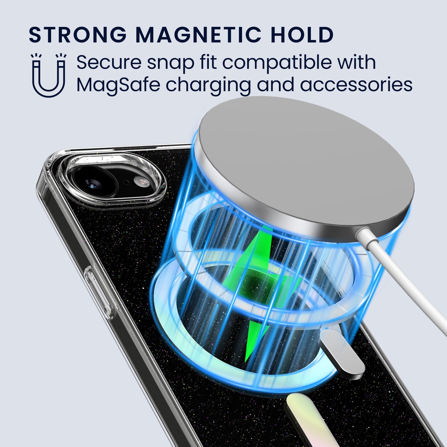 kwmobile Case Compatible with Apple iPhone 17e / iPhone 16e Phone Case Hard Case with TPU Bumper Protective Case Compatible with MagSafe Camera Protection