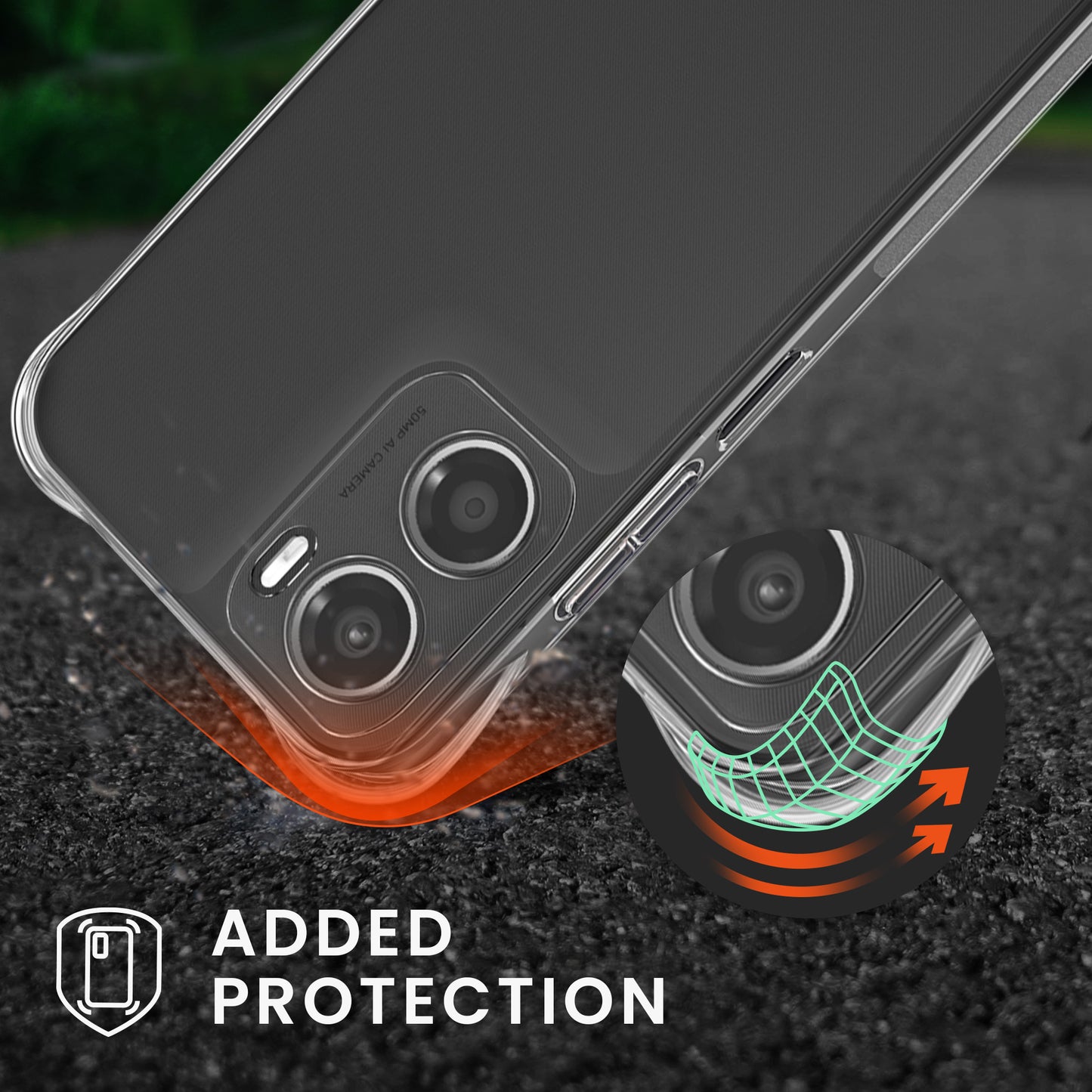 kwmobile Necklace Case compatible with Motorola Moto G06 Case