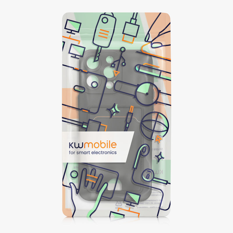 kwmobile Case Compatible with Apple iPhone 15 Pro Max - Phone Cover with Card Slot
