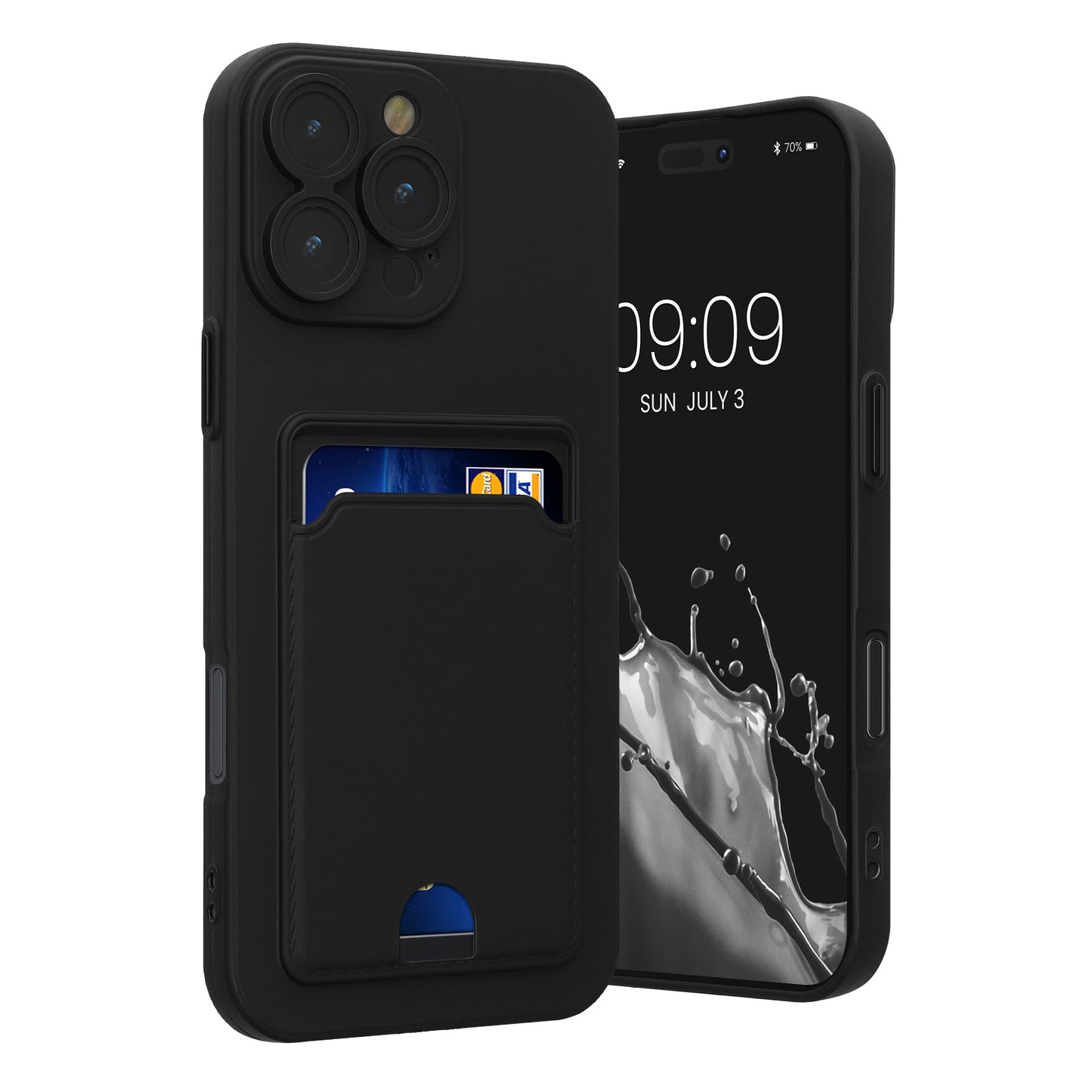kwmobile Case Compatible with Apple iPhone 16 Pro Max - Phone Cover with Card Slot