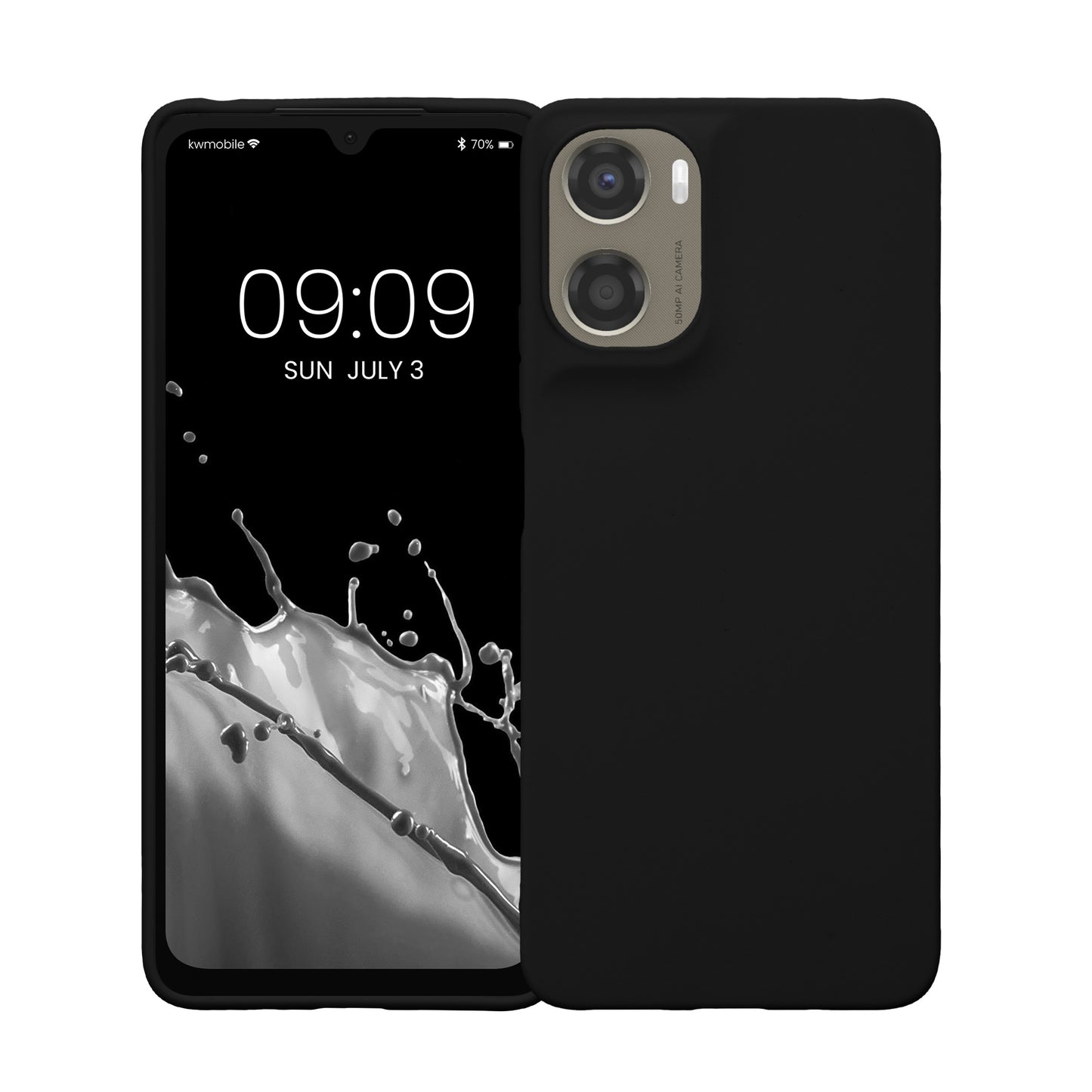 kwmobile Cell Phone Case for Motorola Moto G06 Case - Wireless Charging - Protective Cover