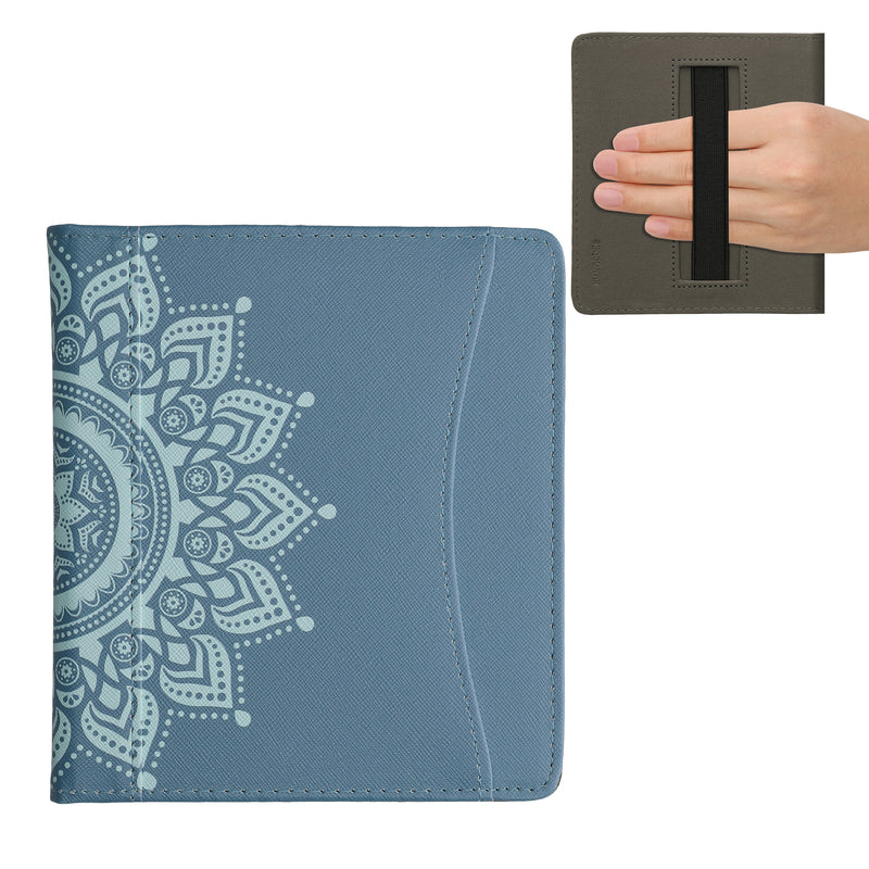 kwmobile Flip Case compatible with Onyx Boox Leaf 2 - Front Pocket Hand Strap