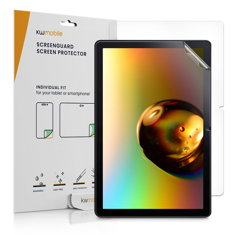 kwmobile 2x Schutzfolie kompatibel mit Acer Iconia Tab M10 - Folie klar Full Screen Tablet Transparent  