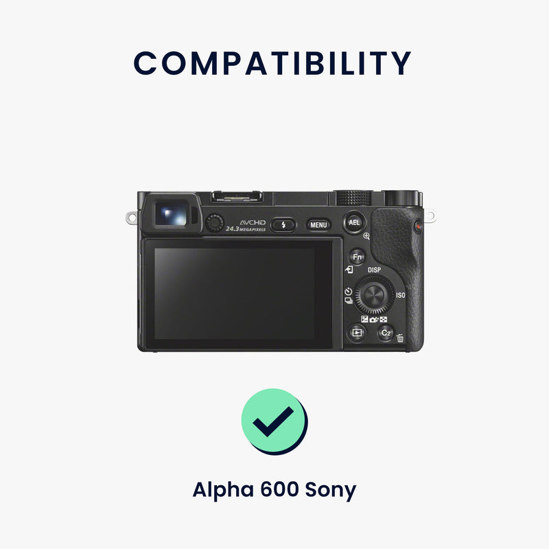 kwmobile Screen Protector compatible with Sony Alpha 600 Camera Display Film - Camera Full Screen Protector