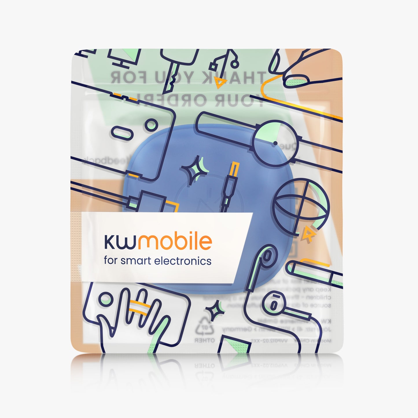 kwmobile Clip Holder for Apple AirTag Case Air Tag Tracker Protective Cover Clamp Holder Bracket