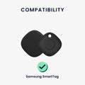 kwmobile Clip Holder for Apple AirTag Case Air Tag Tracker Protective Cover Clamp Holder Bracket