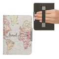 kwmobile Protective Case for Kobo Clara 2E / Tolino Shine 4 Case - eReader Flip Case with Hand Strap and Auto Sleep Function