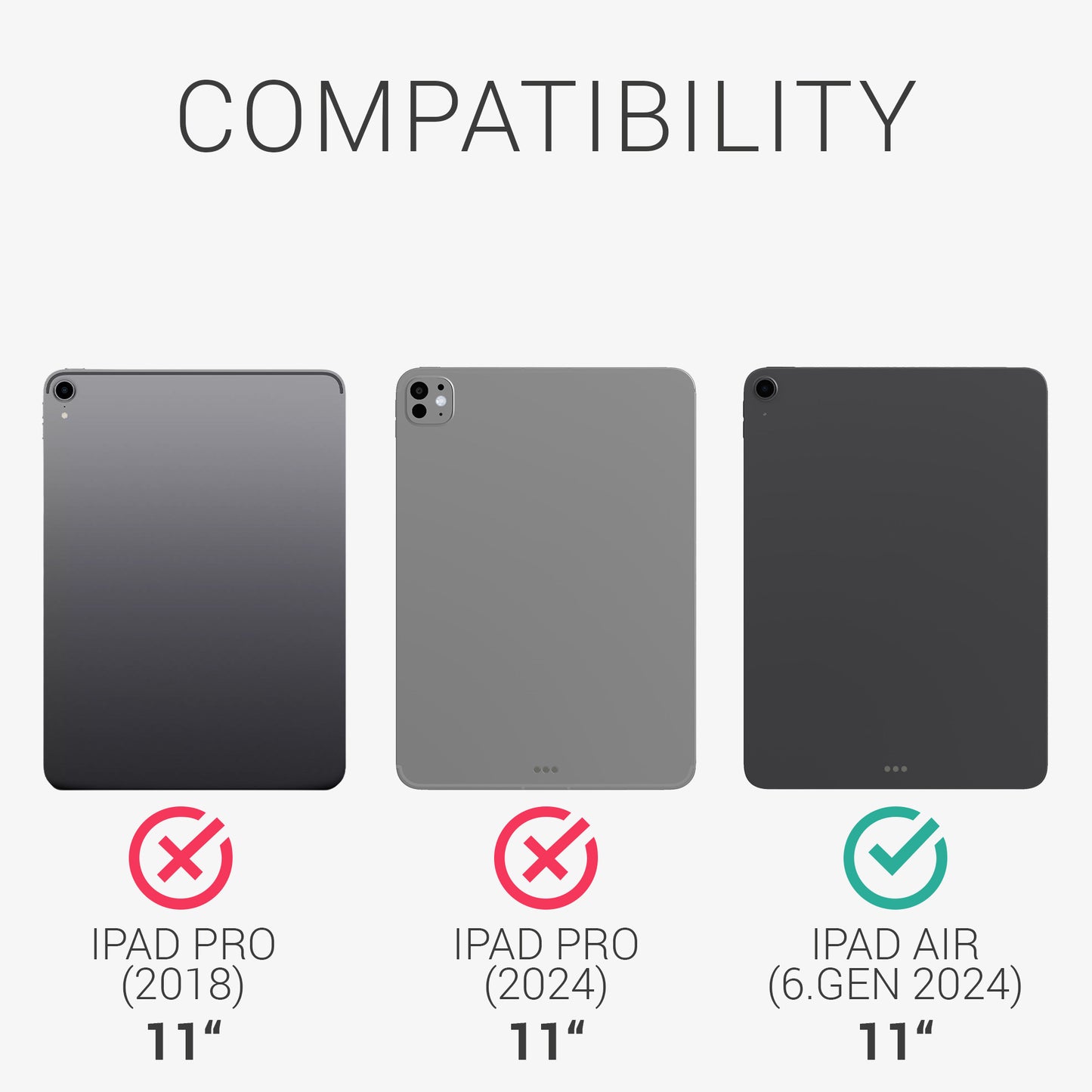 Silicone Case compatible with Apple iPad Air 11" (6th Gen 2024)