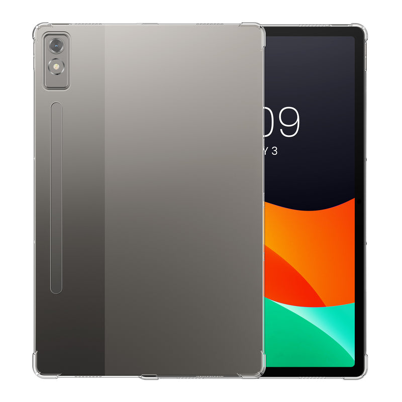 kwmobile Hülle kompatibel mit Lenovo P12 (2023) Hülle - weiches TPU Silikon Case transparent - Tablet Cover Transparent Transparent  