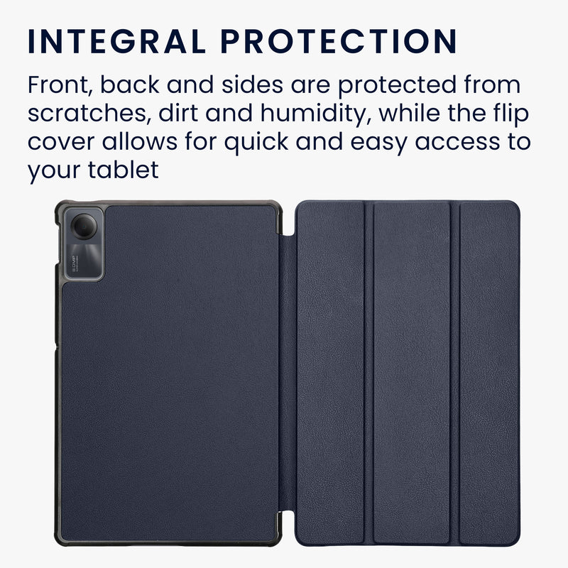 kwmobile Case Compatible with Xiaomi Redmi Pad SE - Smart Cover Tablet Case Protection Cover - Stand