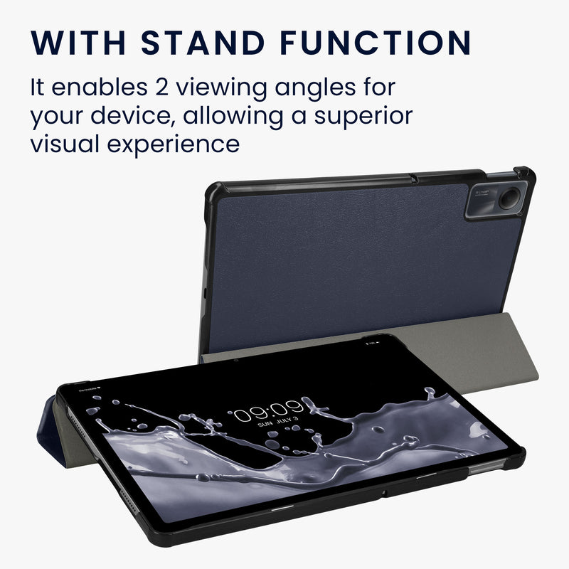 kwmobile Case Compatible with Xiaomi Redmi Pad SE - Smart Cover Tablet Case Protection Cover - Stand