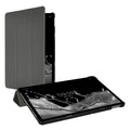kwmobile Hülle kompatibel mit Xiaomi Redmi Pad SE - Smart Cover Tablet Case Schutzhülle - Stand - in Anthrazit Anthrazit  