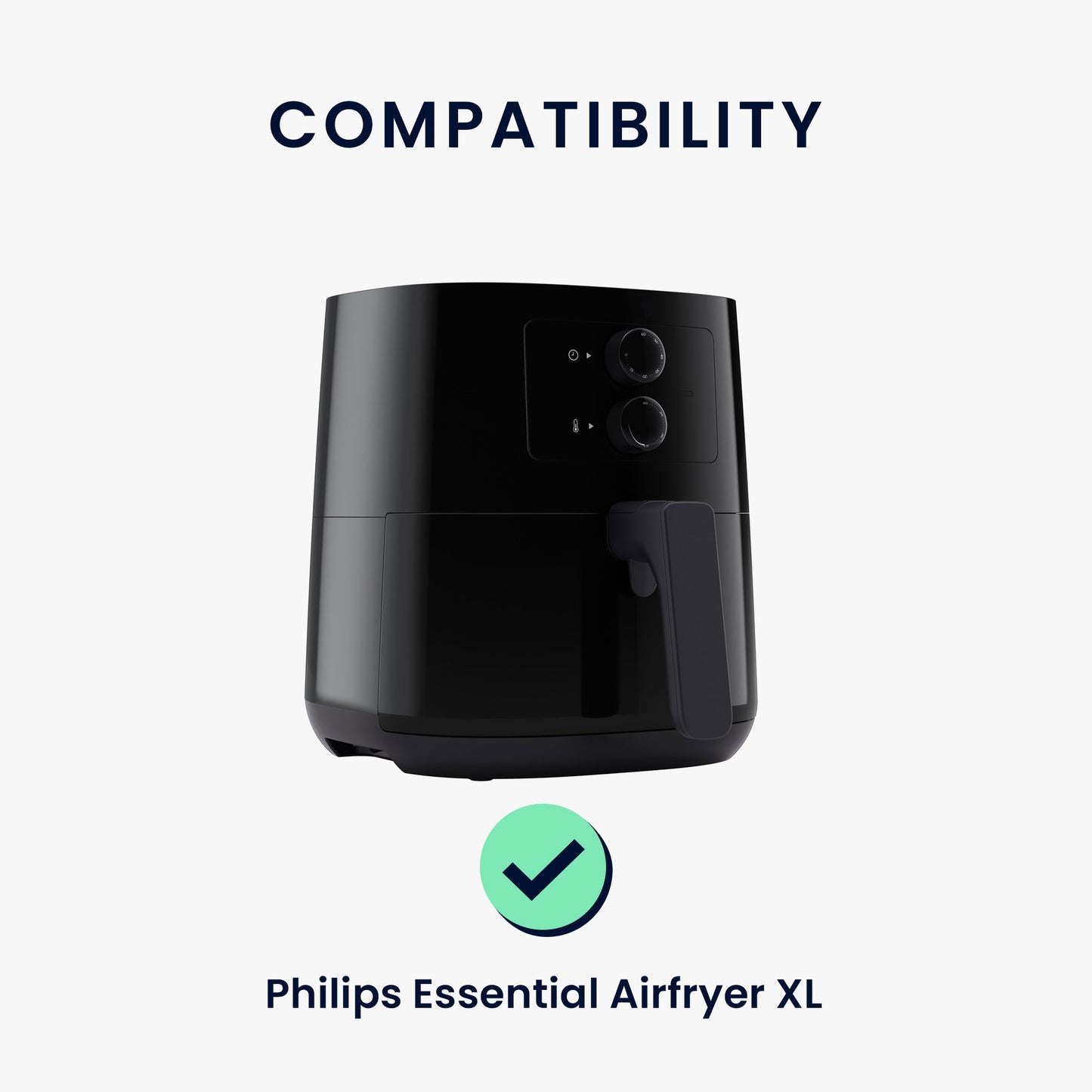 kwmobile Cover compatible with Philips Essential Airfryer XL Protective Cover - Air Fryer Dust Cover Case