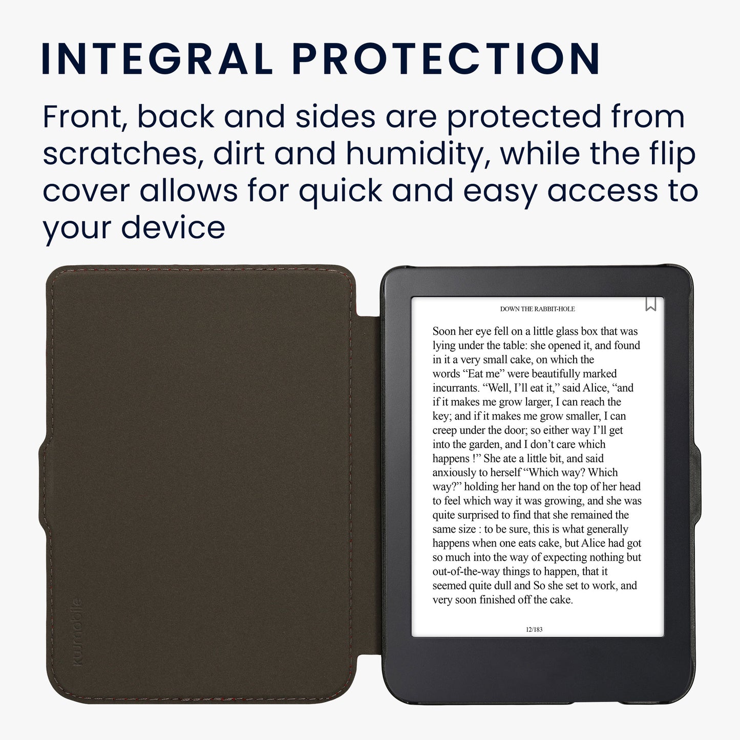 kwmobile Case Compatible with Kobo Clara 2E / Tolino Shine 4 Protective Cover Case