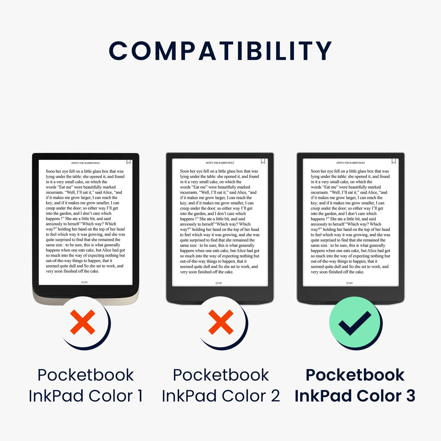 kwmobile Case for Pocketbook InkPad 4 / Color 3 / Color 2 / Vivlio InkPad 4 / InkPad Color 3 Cover - eReader Flip Case with Auto Sleep Function - Travel Vintage