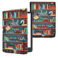 kwmobile Klapphülle kompatibel mit Pocketbook InkPad 4 / Color 3 / Color 2 / Vivlio InkPad 4 / InkPad Color 3 Hülle - eReader Case - Bibliothek Motto Mehrfarbig Mehrfarbig  [dsg04]