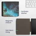 kwmobile Protective Cover for Pocketbook Era / Era Color Case - eReader Flip Case with Auto Sleep Function - Galaxy Tree Meadow
