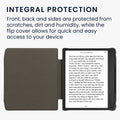 kwmobile Protective Case for Pocketbook Era / Era Color Case - eReader Cover Made of Faux Leather with Auto Sleep Function - Dandelion Love