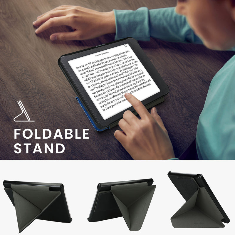 kwmobile Case for Pocketbook Era / Era Color Cover Faux Leather eReader Foldable Case with Auto Sleep Function Cover with Stand