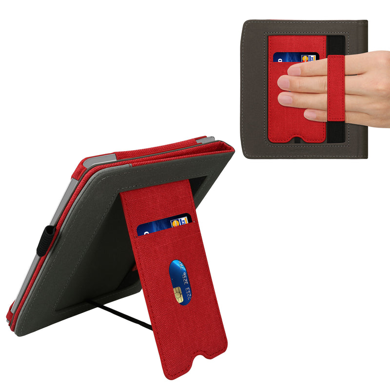 kwmobile Case compatible with Pocketbook Era / Era Color Cover - Flip Case with Hand Strap - Cover
