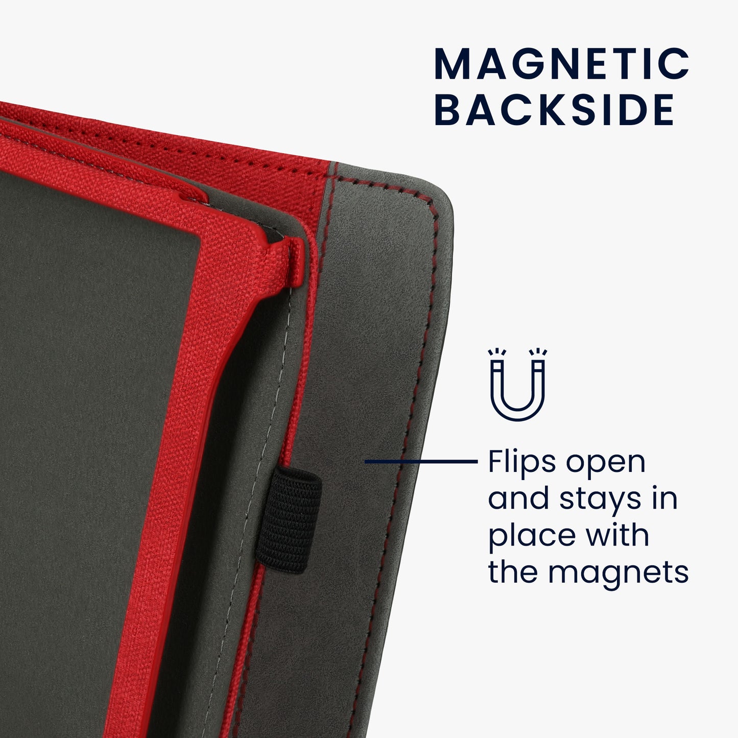 kwmobile Case compatible with Pocketbook Era / Era Color Cover - Flip Case with Hand Strap - Cover