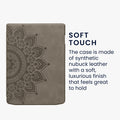 kwmobile Protective Case for Pocketbook InkPad 4 / Color 3 / Color 2 / Vivlio InkPad 4 / InkPad Color 3 Case - Faux Leather eReader Cover with Auto Sleep Function