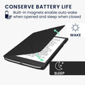 kwmobile Case for Pocketbook InkPad 4 / Color 3 / Color 2 / Vivlio InkPad 4 / InkPad Color 3 - eReader Flip Cover with Auto Sleep Function - Stand Case