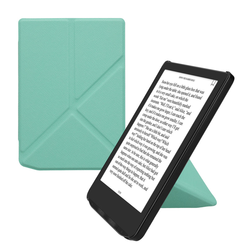 kwmobile Hülle kompatibel mit Pocketbook Verse / Verse Lite / Verse Pro / Color / Vivlio Light/Light HD Hülle - Kunstleder Case - eReader Schutzhülle - Cover Mintgrün Mintgrün  